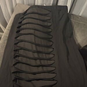 AKIRA Black Cut-Out Pencil Skirt